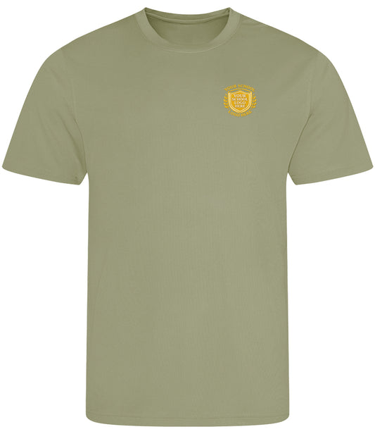 Desert Sand Breathable T-Shirt - Left Chest Embroidered