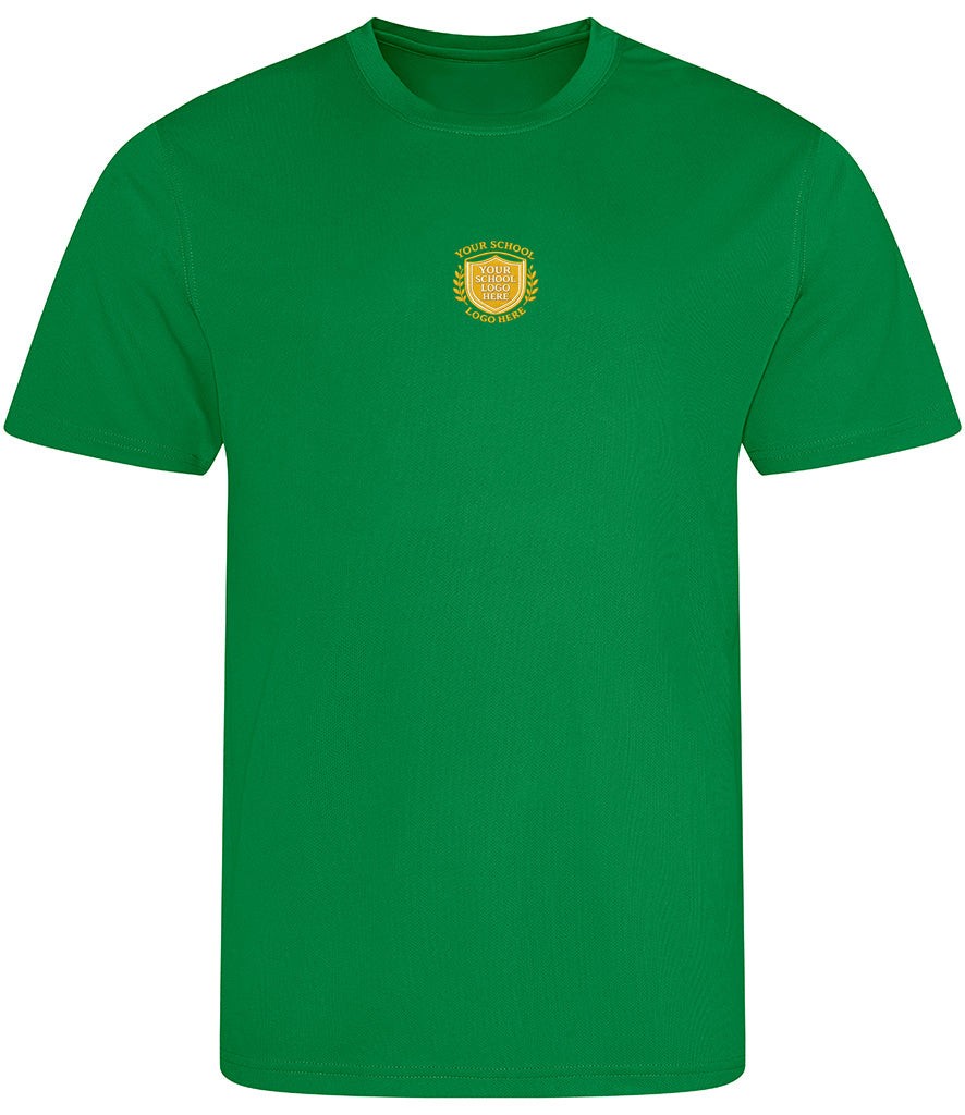 Kelly Green Breathable T-Shirt - Centre Chest Print