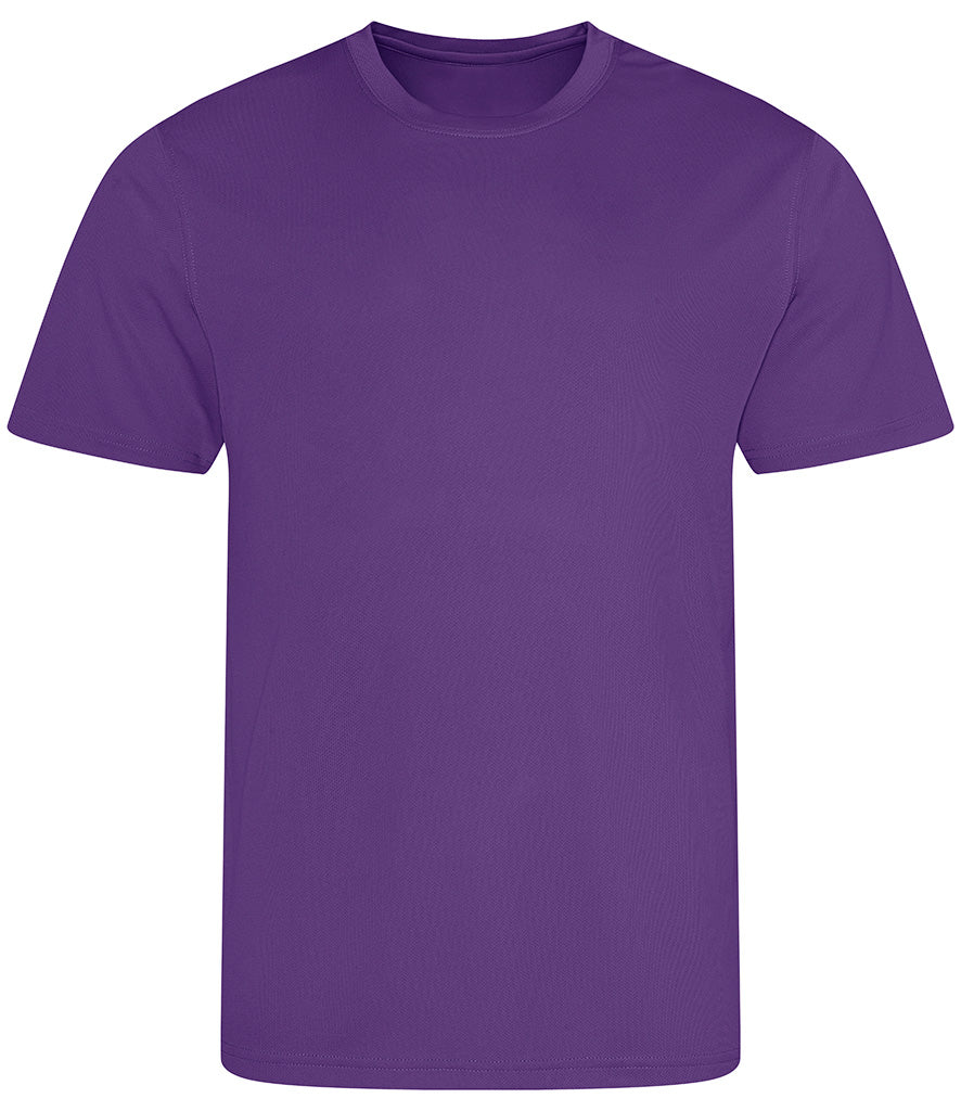 Purple Breathable T-Shirt - Left Chest Embroidered