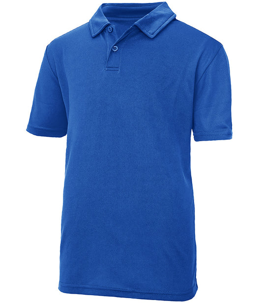 Royal Blue Breathable Polo Shirt - Left Chest Embroidered