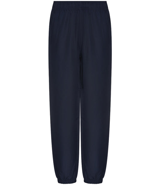 French Navy Breathable Track Pants - Leg and Hip Print - Left Hip