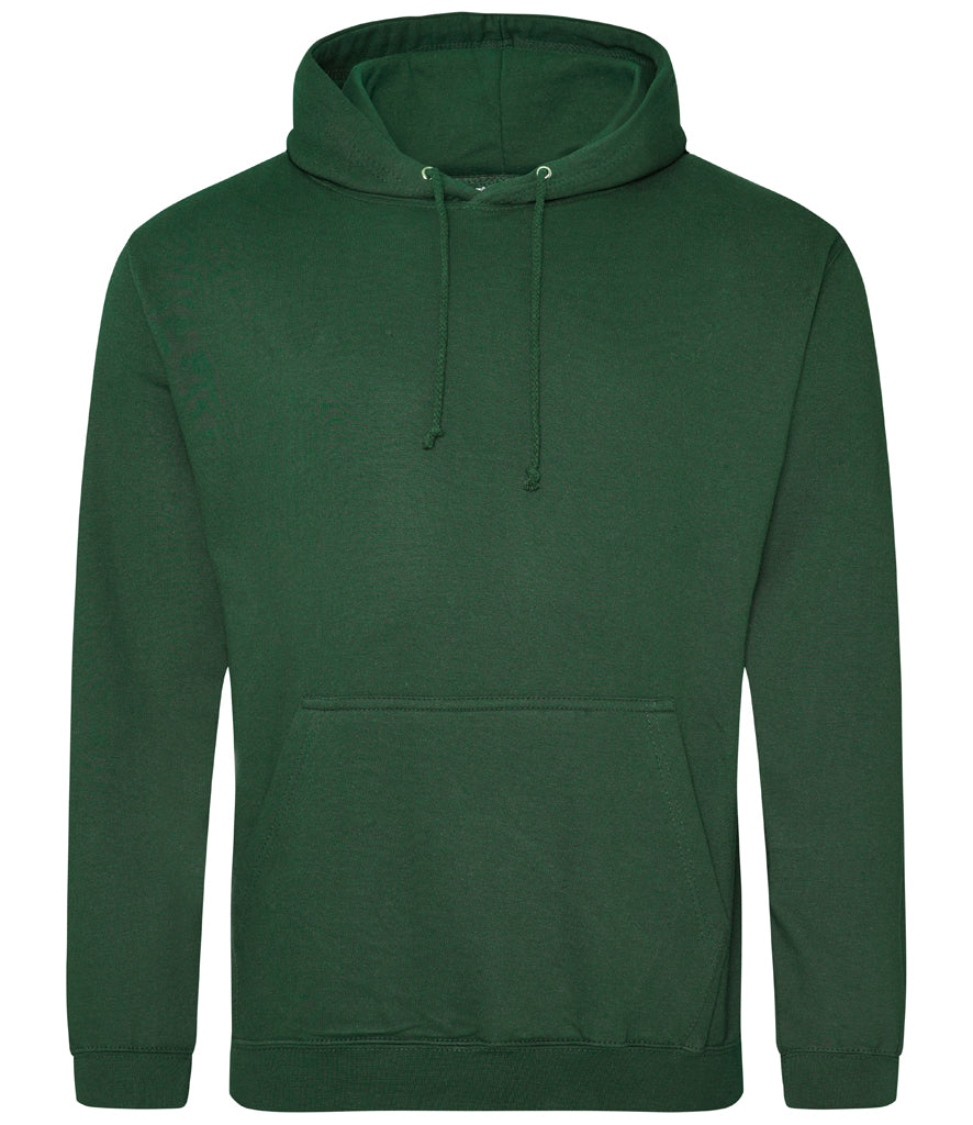 Bottle Green Hoodie - Left Chest Embroidered