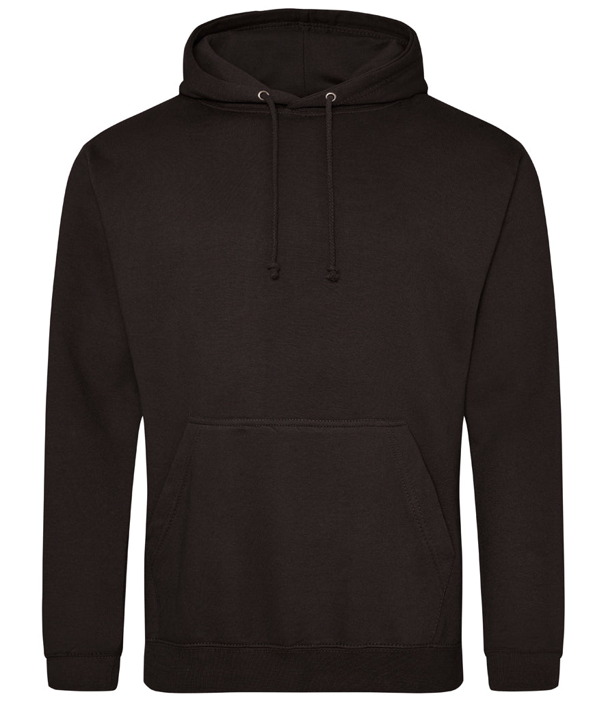 Jet Black Hoodie - Left and Right Chest