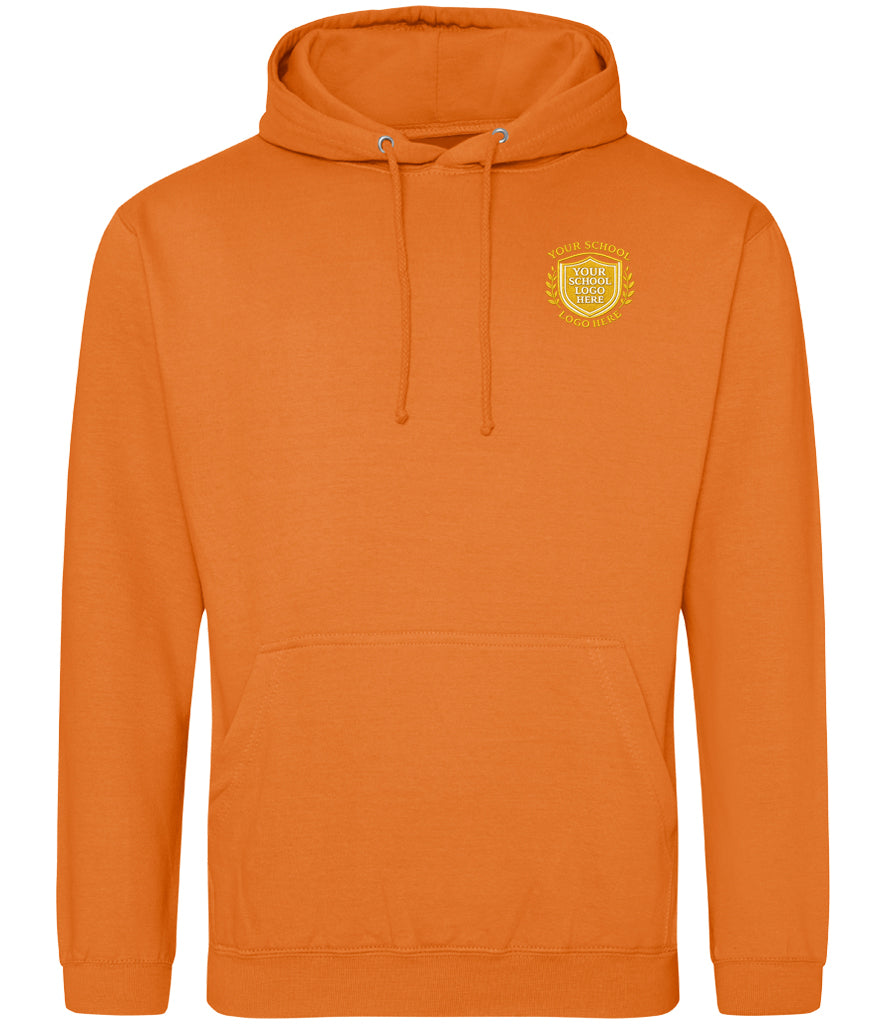 Orange Crush Hoodie - Left Chest Embroidered