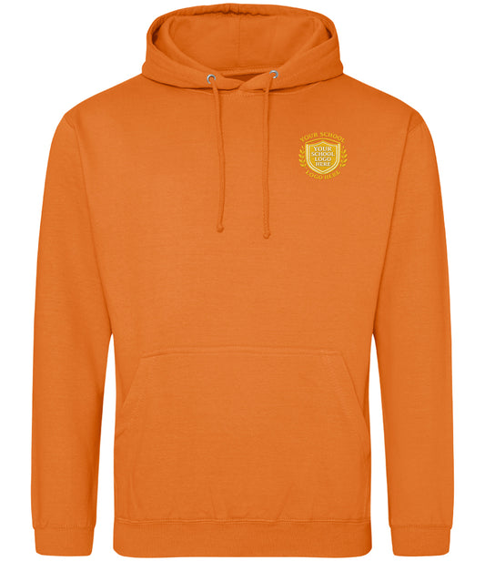 Orange Crush Hoodie - Left Chest Embroidered