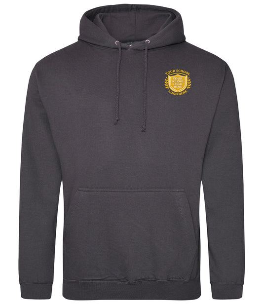 Storm Grey Hoodie - Back and Left Chest Print