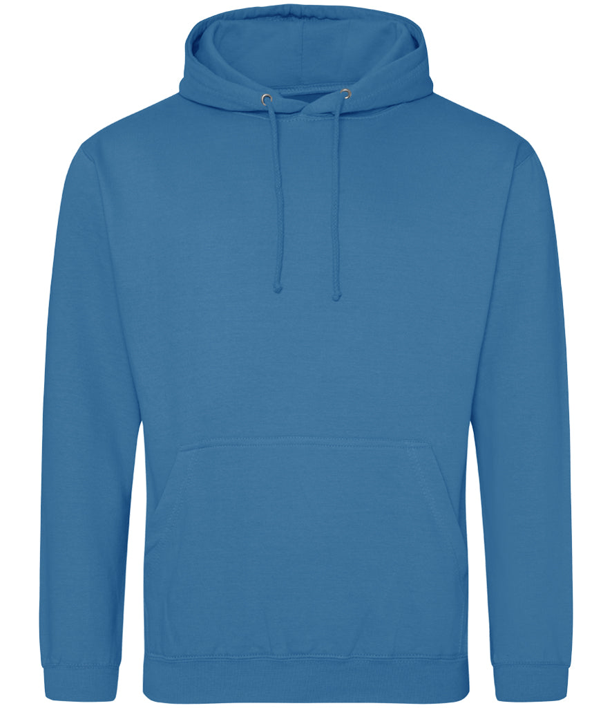 Sapphire Blue Hoodie - Left Chest Embroidered
