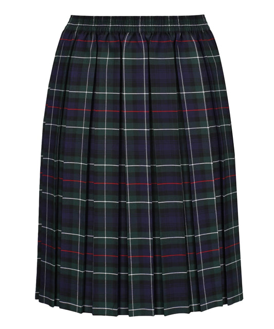 Tartan Green Tartan Pleated Skirt