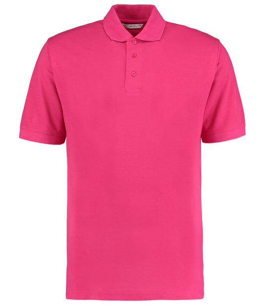 Raspberry Classic Polo Shirt - Leavers Print - Leavers Centre Back