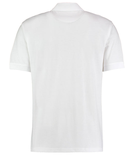 White Classic Polo Shirt - Left Chest Embroidered