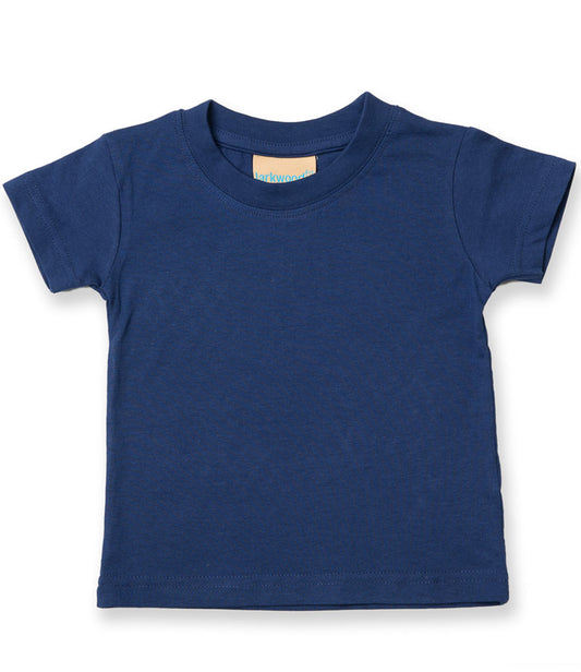 Navy Baby & Toddler T-Shirt - Left Chest Embroidered