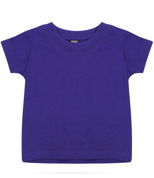 Purple Baby & Toddler T-Shirt - Left Chest Embroidered