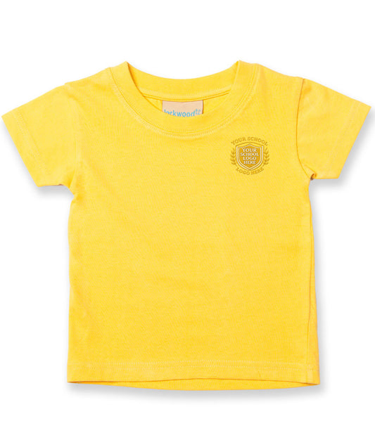 Sunflower Yellow Baby & Toddler T-Shirt - Left Chest Embroidered