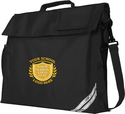 Black Classic Despatch Bag - Bag Decoration