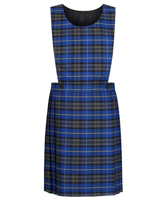 Tartan Blue Tartan Bib Pinafore