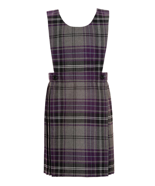 Tartan Grey Tartan Bib Pinafore