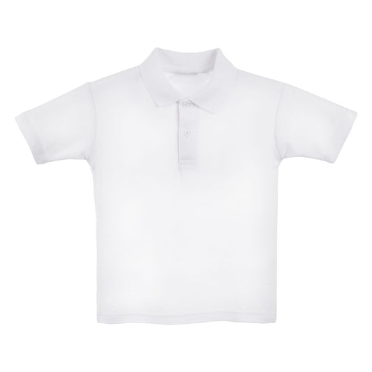 White Polo Shirt - with logo