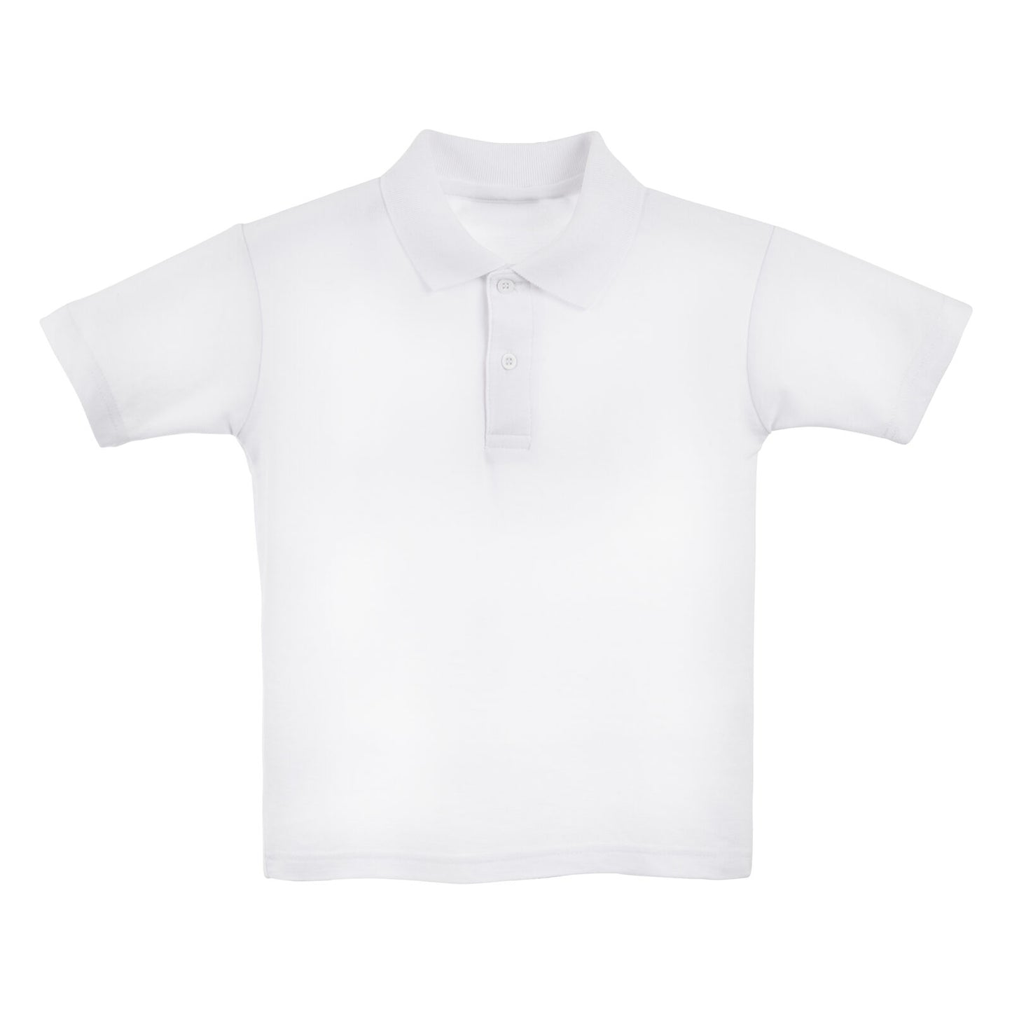 White Polo Shirt - Left Chest Embroidered