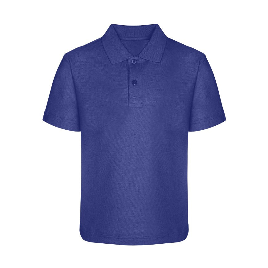 Royal Blue Polo Shirt - Left Chest Embroidered
