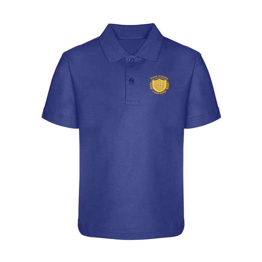 Royal Blue Polo Shirt - Left Chest Embroidered