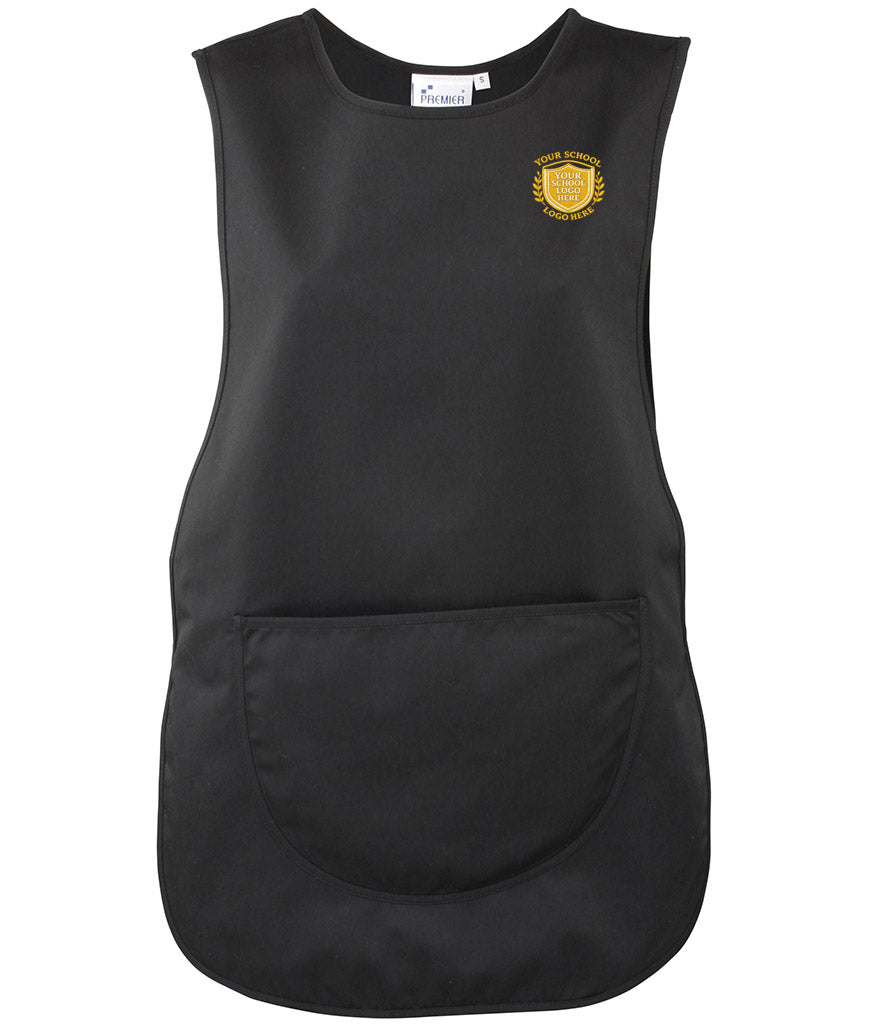 Black Pocket Tabard - Left Chest Embroidered