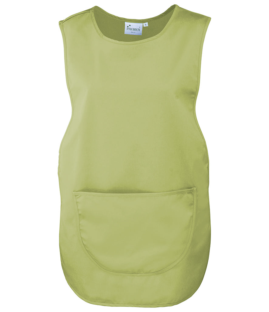 Lime Green Pocket Tabard - Left Chest Embroidered