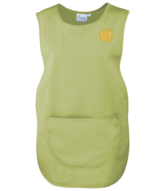 Lime Green Pocket Tabard - Left Chest Embroidered