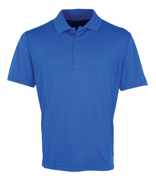 Royal Blue Piqué Polo Shirt - Left Chest Embroidered