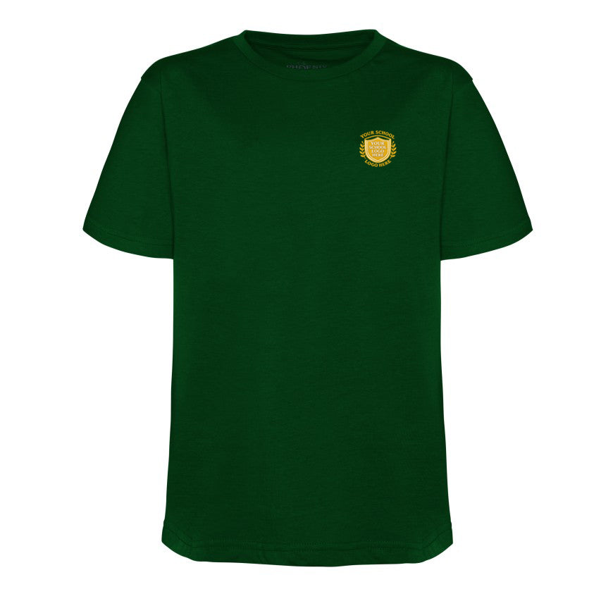 Bottle Green Phoenix T-Shirt - Left Chest Embroidered