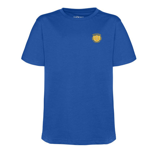 Bright Royal Phoenix T-Shirt - Left Chest Embroidered