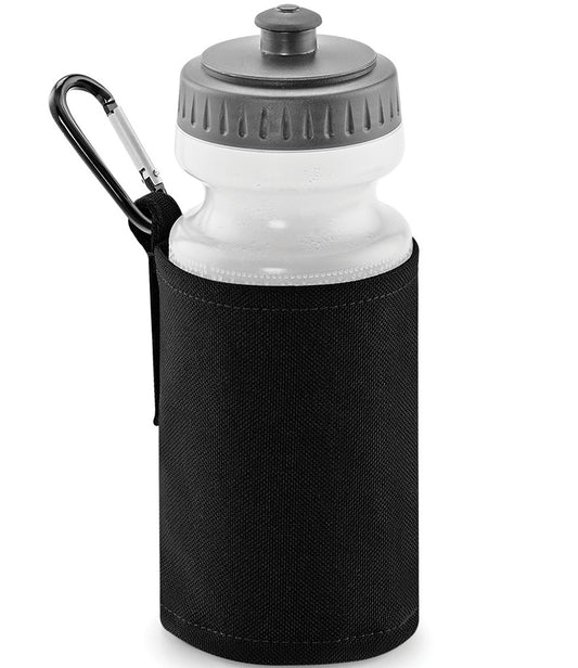 Black Water Bottle & Holder