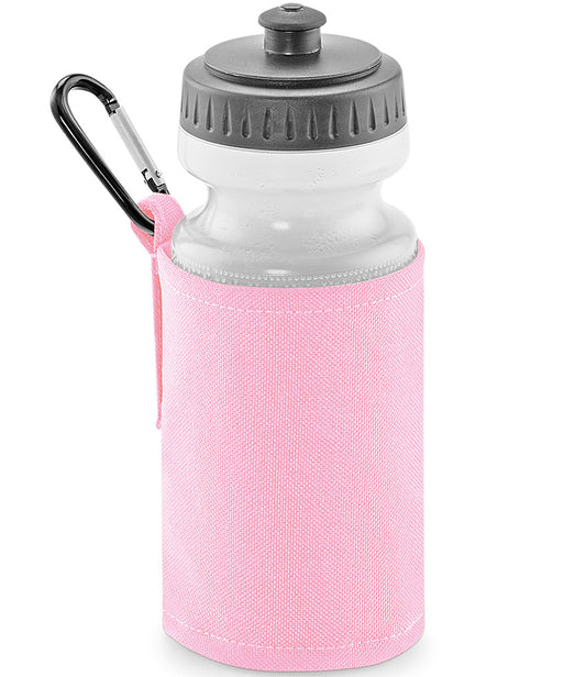 Pink Water Bottle & Holder