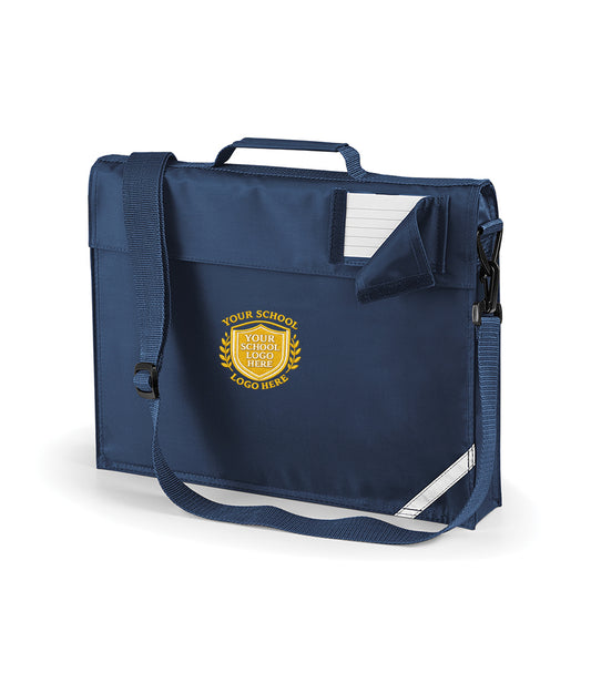 French Navy Junior Book Bag with Strap - Bag Decoration