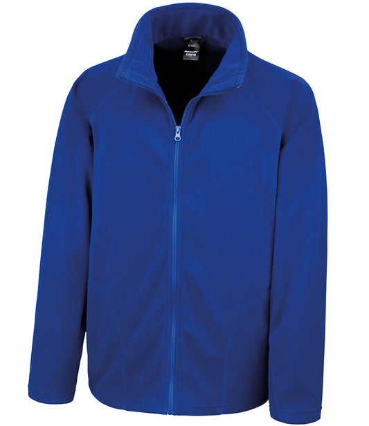 Royal Blue Micro Fleece Jacket - Left Chest Embroidered