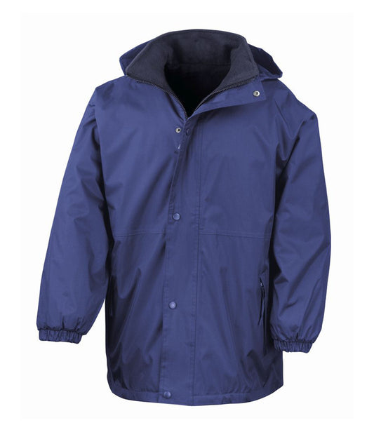 Royal/Navy Waterproof Fleece-Lined Coat