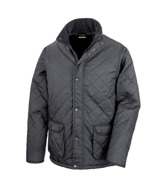 Black Urban Jacket (Adult) - Left Chest Embroidered