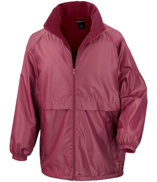 Lightweight microfleece lined jacket