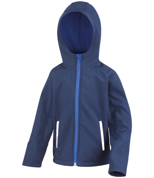 Navy/Royal Hooded Softshell Jacket