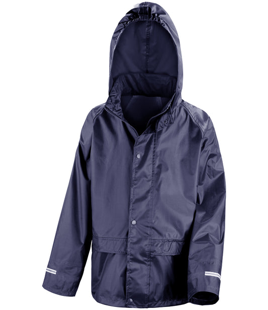 Navy Waterproof Over-Jacket - Left Chest Embroidered