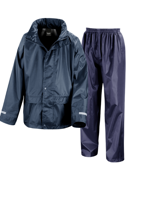 Navy Waterproof Rain Suit