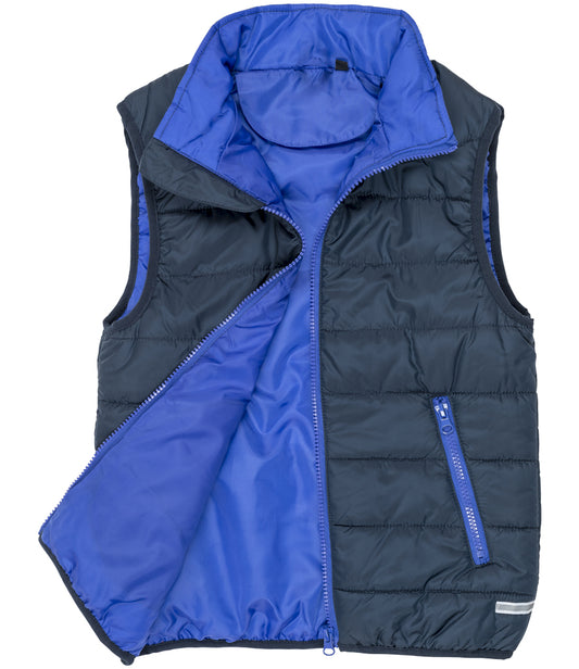 Navy/Royal Children's Padded Body Warmer