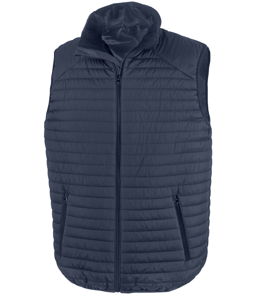 Navy/Navy Recycled Quilted Gilet