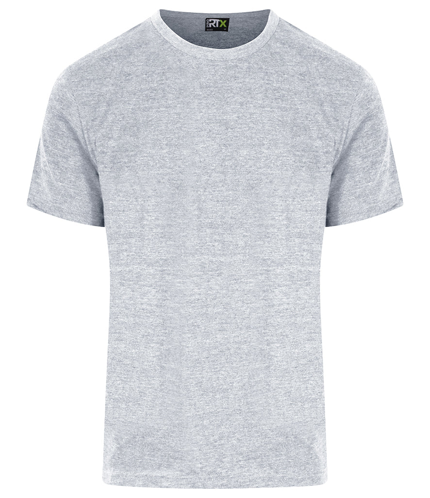Heather Grey T-Shirt - Left Chest Embroidered