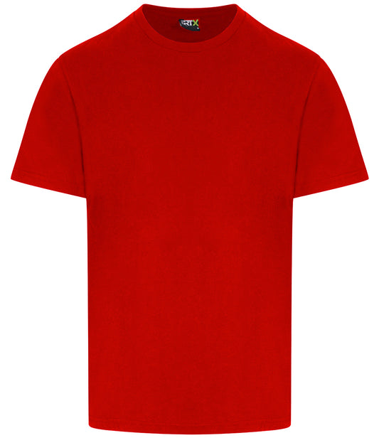 Red T-Shirt - Left Chest Embroidered