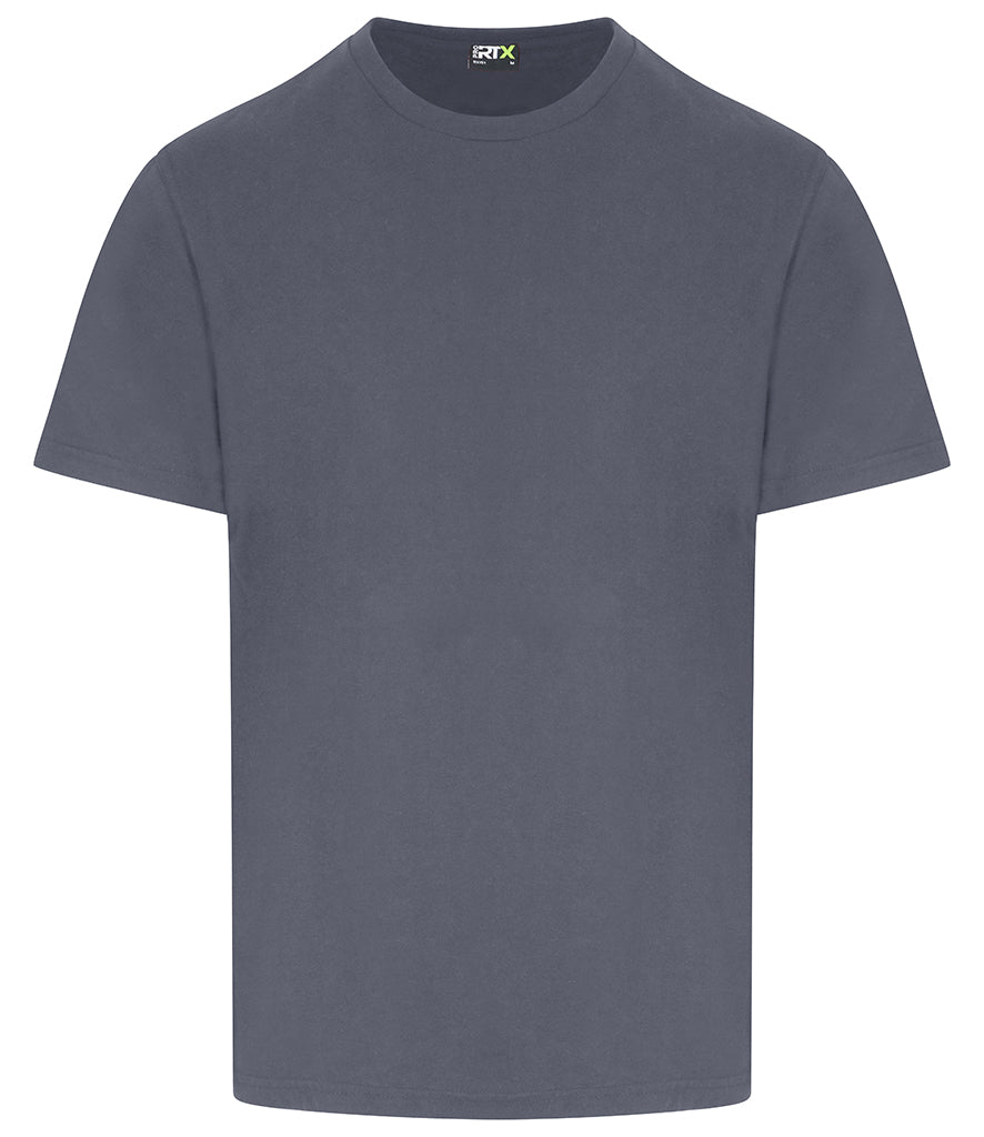 Solid Grey T-Shirt - Left Chest Embroidered