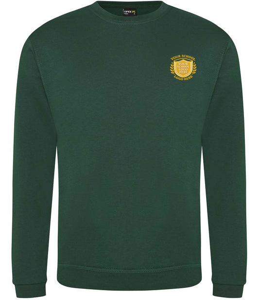 Bottle Green RTX Sweatshirt - Left Chest Embroidered