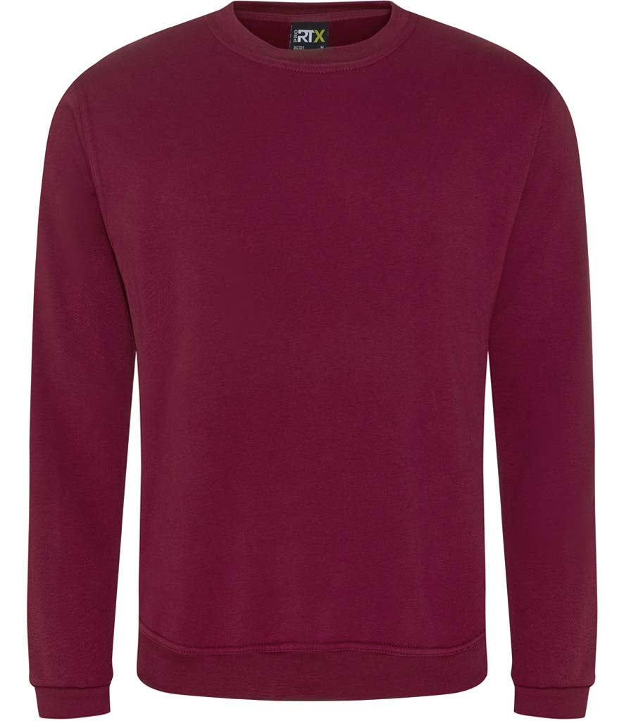 Burgundy Sweatshirt - Left Chest Embroidered