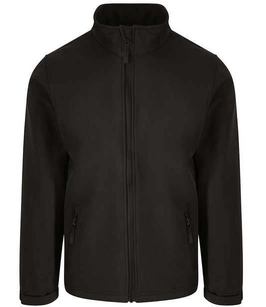Black Softshell Jacket - Left Chest Embroidered