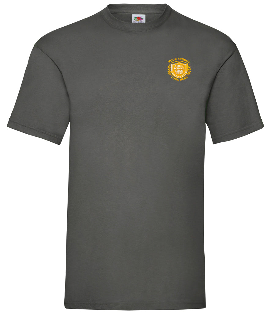Light Graphite Value T-Shirt - Back and Left Chest Print