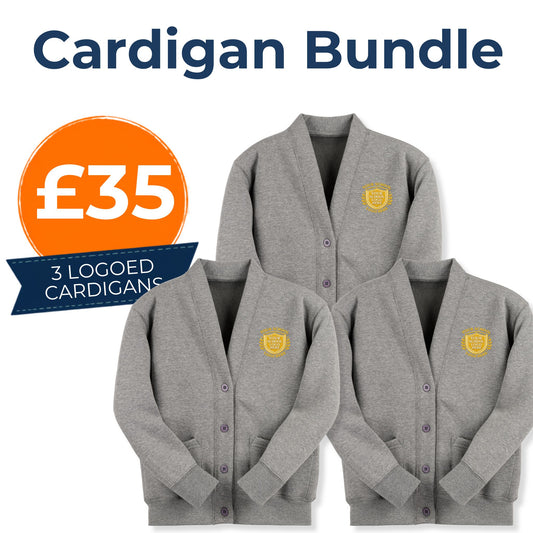 School Grey Essential Sweatcardigan Bundle